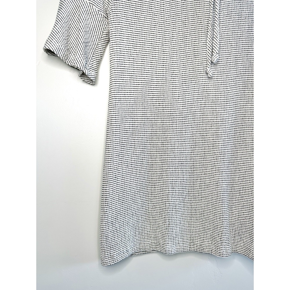 LC Lauren Conrad Striped Twist-Front Ruffle Sleeve Top XS Oversized Boho Career - Picture 10 of 16